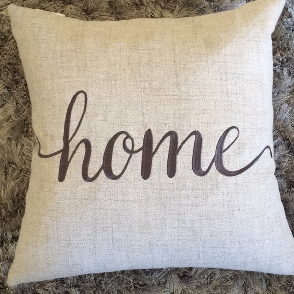 Other - Gray Home Decorative Throw Pillow